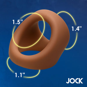 JOCK Silicone Cock & Ball Ring - Medium-3