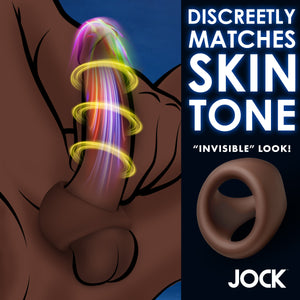 JOCK Silicone Cock & Ball Ring - Dark-1