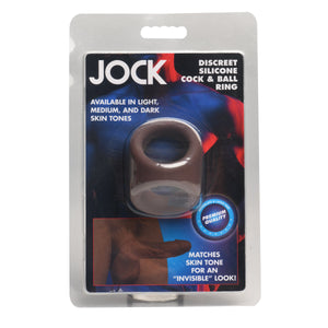 JOCK Silicone Cock & Ball Ring - Dark-5