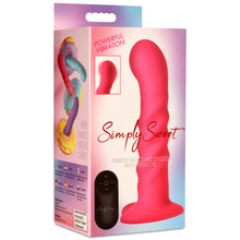 Load image into Gallery viewer, 21X Vibrating Ribbed Silicone Dildo-12