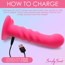 Load image into Gallery viewer, 21X Vibrating Ribbed Silicone Dildo-10