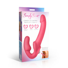 Load image into Gallery viewer, Candy Crush - Pink Vibrating Strapless Strap-On-4