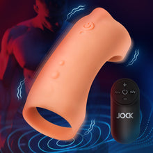 Load image into Gallery viewer, Vibrating Silicone Penis Sleeve - Medium-0