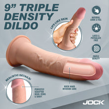 Load image into Gallery viewer, Hard-Core 9" Triple Density Dildo-1