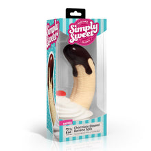 Load image into Gallery viewer, Chocolate Dipped Banana Split Premium Silicone Dildo-5