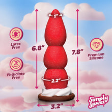 Load image into Gallery viewer, Strawberry Sweet Cream Premium Silicone Dildo-3