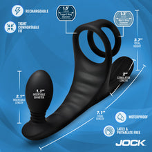 Load image into Gallery viewer, Triple Rush Vibrating C-Ring &amp; Anal Plug w/ Remote-3
