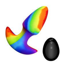 Load image into Gallery viewer, Thrusting and Vibrating Silicone Butt Plug-4