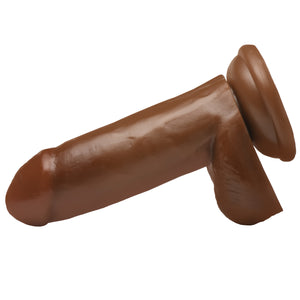 JOCK 6 Inch Dong with Balls - Brown-2