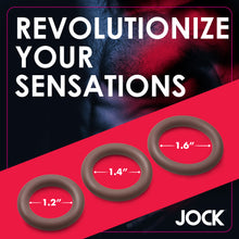 Load image into Gallery viewer, Discreet Silicone Cock Ring Set - Dark-4