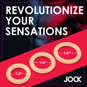 Discreet Silicone Cock Ring Set - Light-4