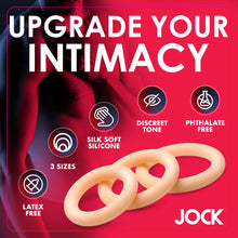 Load image into Gallery viewer, Discreet Silicone Cock Ring Set - Light-5