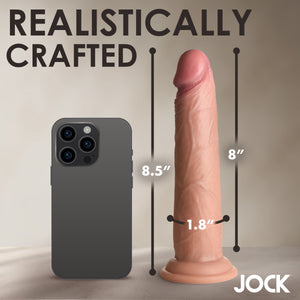 Real Skin Silicone Dildo - 8.5"-5