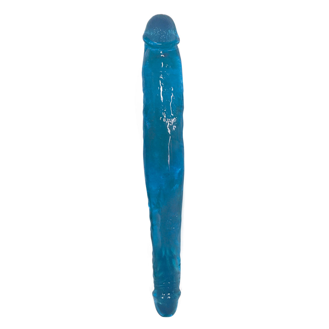 Lollicock Sweet Slim Stick Double Dildo - Blue-0