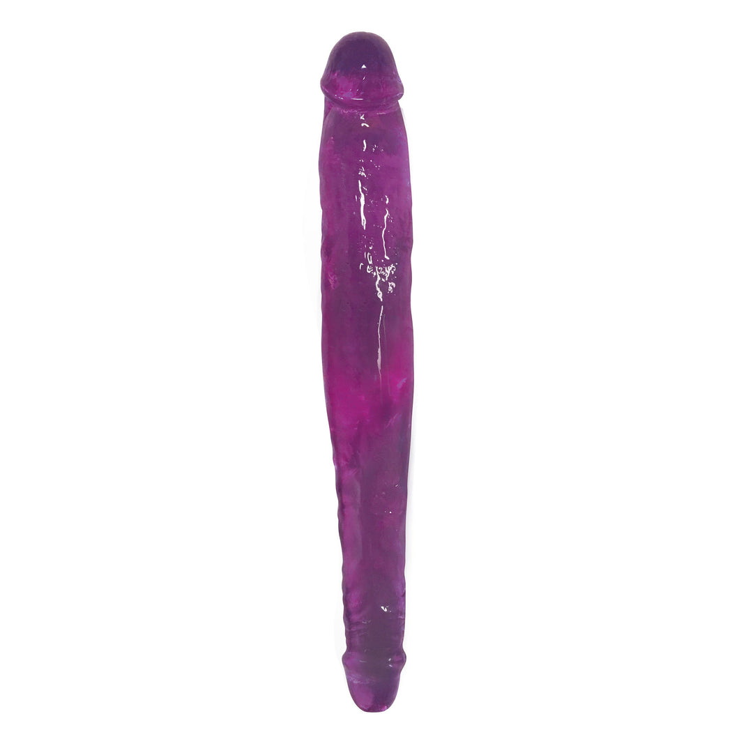 Lollicock Sweet Slim Stick Double Dildo - Purple-0