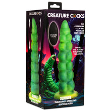 Load image into Gallery viewer, Squirmer Thrusting and Vibrating Silicone Dildo-8