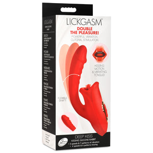 Deep Kiss Silicone Licking Rabbit Vibrator-9