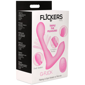 G-Flick G-Spot Flicking Silicone Vibrator with Remote-7