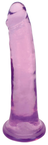 8 Inch Slim Stick Grape Ice Dildo-0