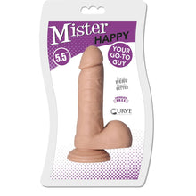 Load image into Gallery viewer, Mister Happy 5.5 Inch Dildo with Balls  - Light-1