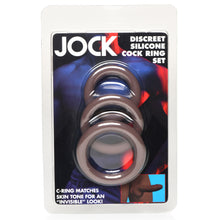 Load image into Gallery viewer, Discreet Silicone Cock Ring Set - Dark-6