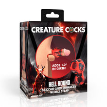 Load image into Gallery viewer, Hell Hound Silicone Girth Enhancer with Ball Strap - Medium-5