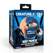 Load image into Gallery viewer, Night Prowler Silicone Girth Enhancer with Ball Strap - Large-5