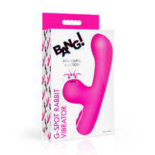 Load image into Gallery viewer, Mini Suction Silicone G-Spot Rabbit Vibrator-8