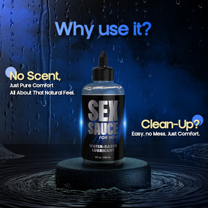 Sex Sauce for Men Water-Based Lubricant - 8oz-3