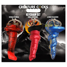Load image into Gallery viewer, Hell-Hound, Lord Kraken, &amp; King Cobra Silicone Keychain Set-6
