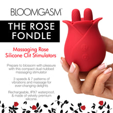 Load image into Gallery viewer, 10X Fondle Massaging Rose Silicone Clit Stimulators-1