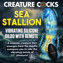 Load image into Gallery viewer, Sea Stallion Vibrating Silicone Dildo with Remote-1