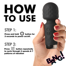 Load image into Gallery viewer, 10X Mini Silicone Wand - Black-6