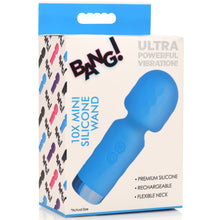 Load image into Gallery viewer, 10X Mini Silicone Wand - Blue-11