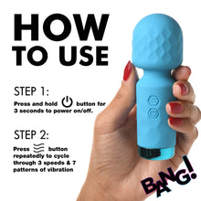 Load image into Gallery viewer, 10X Mini Silicone Wand - Blue-6