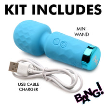 Load image into Gallery viewer, 10X Mini Silicone Wand - Blue-7