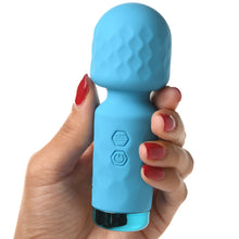 Load image into Gallery viewer, 10X Mini Silicone Wand - Blue-0