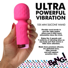 Load image into Gallery viewer, 10X Mini Silicone Wand - Pink-1