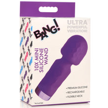 Load image into Gallery viewer, 10X Mini Silicone Wand - Purple-11