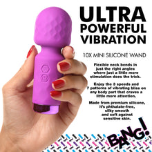 Load image into Gallery viewer, 10X Mini Silicone Wand - Purple-1