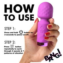 Load image into Gallery viewer, 10X Mini Silicone Wand - Purple-6