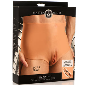 Pussy Panties Silicone Vagina + Ass Panties - Large-8