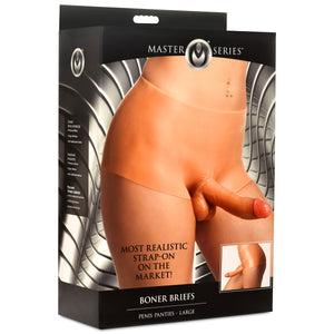 Boner Briefs Silicone Penis Panties - Large-11
