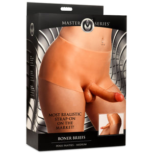 Boner Briefs Silicone Penis Panties - Medium-11