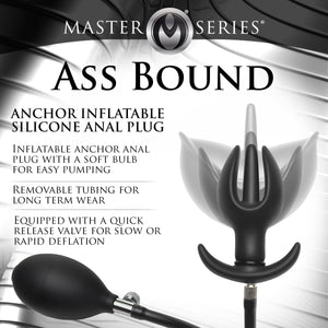 Ass Bound Anchor Inflatable Silicone Anal Plug-1