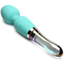 Load image into Gallery viewer, 10X Turquoise Dual Ended Silicone and Glass Wand-10