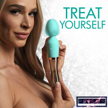 Load image into Gallery viewer, 10X Turquoise Dual Ended Silicone and Glass Wand-2