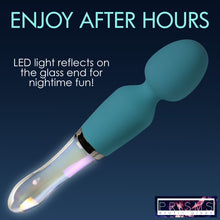 Load image into Gallery viewer, 10X Turquoise Dual Ended Silicone and Glass Wand-7