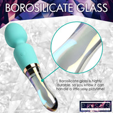 Load image into Gallery viewer, 10X Turquoise Dual Ended Silicone and Glass Wand-8