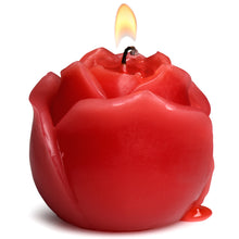 Load image into Gallery viewer, Flaming Rose Drip Candle-0